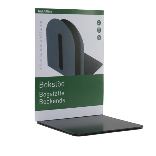 Bokstd metall 15cm, Svart, 2st/fp