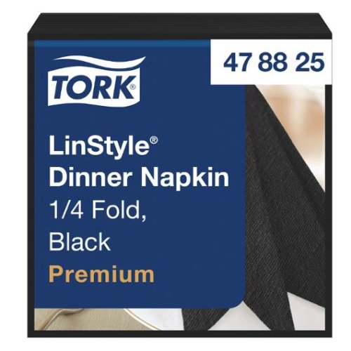 Servett TORK LinStyle sv 39x39cm 50/fp