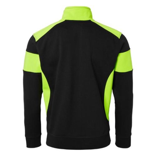 Sweatjacka TOP SWEDE 223 sv/fl gul 5XL