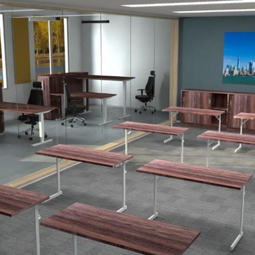 Bord hj/snk Pro 1200x800 valnt/vit