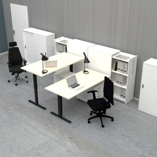 Bord hj/snk Pro 1200x800 bjrk/svart