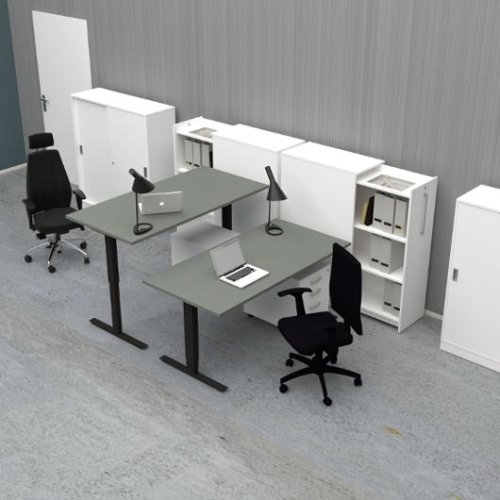 Bord hj/snk Pro 1600x800 gr/svart