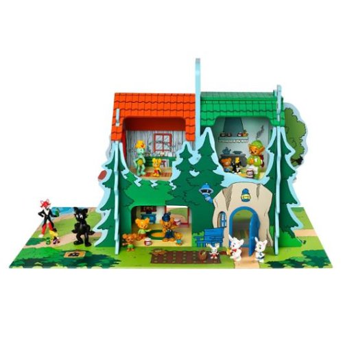 Bamsebyn med lekplatta