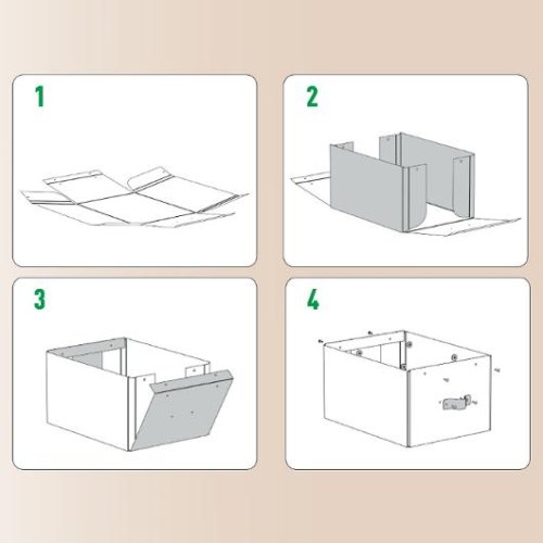 Frvaringslda Leitz Puro 7L grn 2/fp