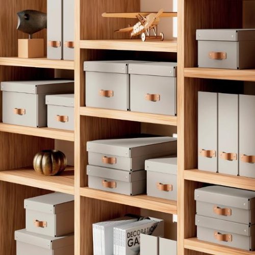 Frvaringslda Leitz Puro 17L beige 2/fp