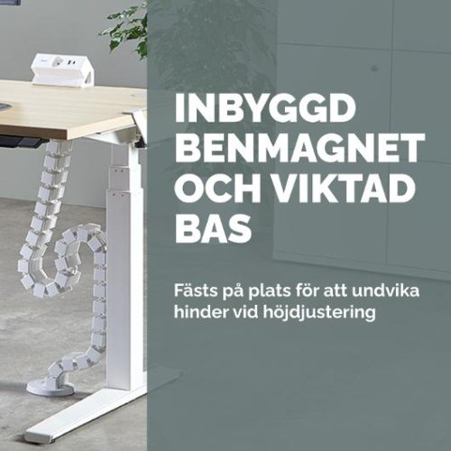 Kabelsamlare FELLOWES CableSpine vit