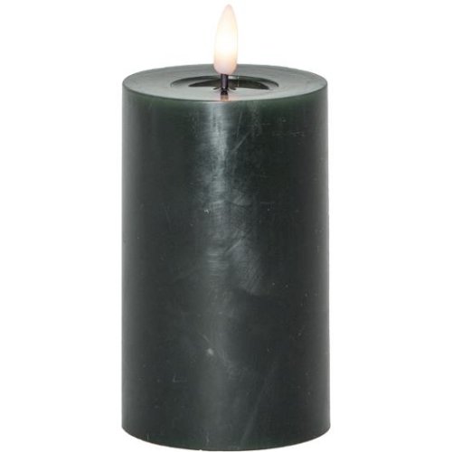 Blockljus STAR TRADING gr�n 7,5x15cm