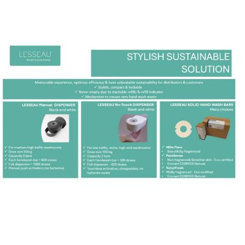 Tv�l LESSEAU skum refill oparf. 12/fp