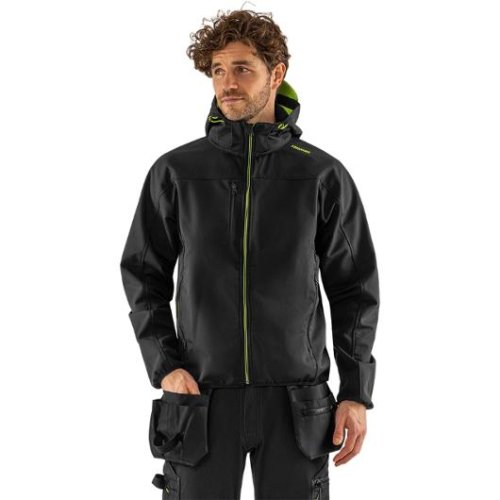 Softshelljacka FRISTADS 4655 sv/gul XL