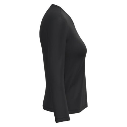 T-shirt v l/� KARIBAN K382 dam svart L