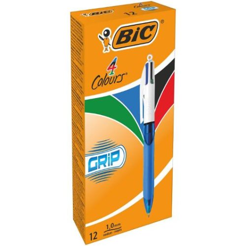 Kulpenna BIC 4 Colours Grip 1mm