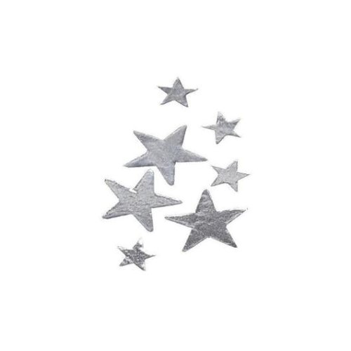 Stickers stj�rnor silver 25mm 108/FP