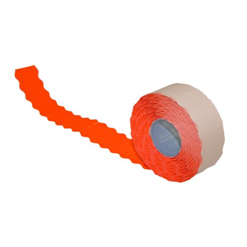Prisetikett 26x16mm G2 permanent 1200st/rl 36rl/fp Flour rd