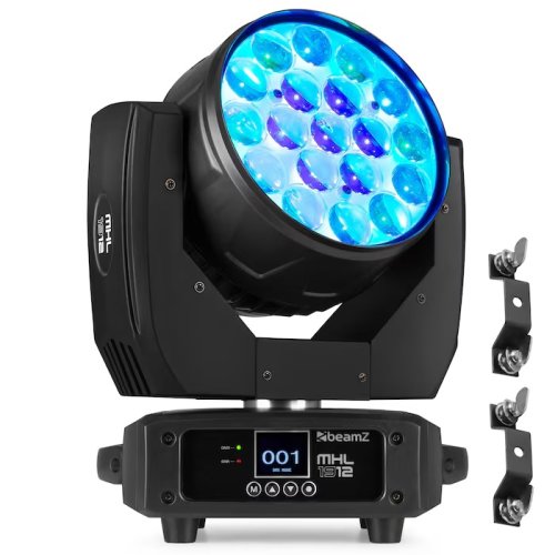 BeamZ MHL1912 Movinghead wash med 19x 12W LED, zoom, 3 LED-zoner