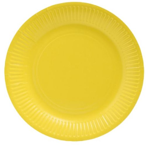 Tallrik PRONAPPE papper 23cm 20/fp gul