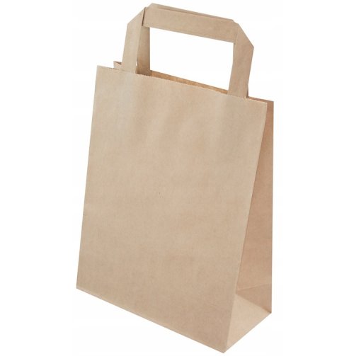 Papperskasse 180x80x230mm naturbrun 250st/fp