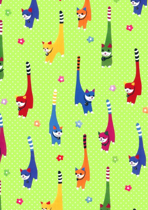 Presentpapper 57cm Cats 155m