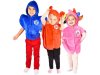 Maskeraddrkt Babblarna Set1 1-4r 3/fp