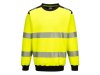 Varselsweatshirt PW379 Hi-Vis Kl 2/3 2XL