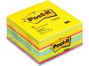 Notes POST-IT kub 76x76mm sort. frger