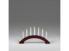 Elljusstake 7 ljus 39x23cm tr rd