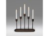 Elljusstake 5 ljus LED 38x53,5cm svart