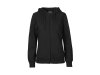 Hoodie zip NEUTRAL O83301 dam svart 2XL