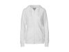Hoodie zip NEUTRAL O83301 dam vit 2XL