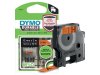 Tape DYMO Durable D1 12mm svart p ora.