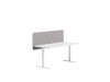 Bordsskrm Softline 120x65x3cm ljusgr