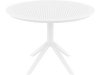 Bord SIESTA Sky runt 105cm vit