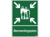 Skylt tersamlingsplats 297x420mm