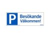 Skylt Parkering Beskare 297x105mm