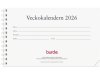 Veckokalendern refill 2026