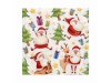 Servetter 3-lags 1/4 33x33 Happy Santa