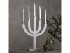 Elljusstake 5 ljus 35x67cm tr vit