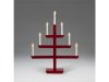 Elljusstake 7 ljus 48x61cm tr rd