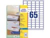 Etikett AVERY 38,1x21,2mm QD  1625st/fp