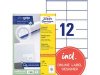 Etikett AVERY 105x48mm 1200st/fp