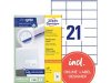 Etikett AVERY 70x41mm 2100st/fp