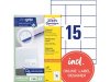 Etikett AVERY 70x50,8mm 1500st/fp