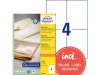 Etikett AVERY 105x148mm 100% tervunnen 400st/fp