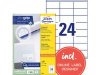 Etikett AVERY 70x35mm Ultragrip 2400st/fp
