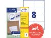 Etikett AVERY 105x70mm Ultragrip 1000st/fp