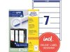 Etikett AVERY 192x38mm Prmetikett 700st/fp