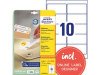 Etikett AVERY 96x50,8mm Avtagbar 240st/fp