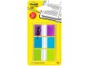 Index POST-IT 25x43mm lila turkos lime