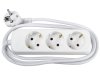 Grenuttag jordat 3-vg 3m kabel petsk.