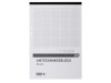 Anteckningsblock A4 100 bl rut hl perf