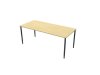 Bord frist 180x80cm bjrklaminat/svart